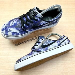 Nike Zoom Stefan Janoski Tie Dye Skate Shoes Royal Blue Size 7.5 Men's Sneakers